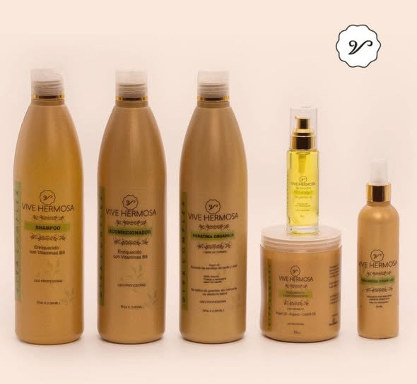 Kit de Keratina orgánica libre de químicos